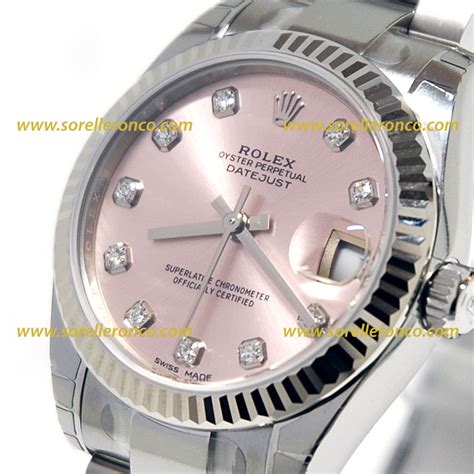 rolex datejust quadrante rosa prezzo|rolex datejust prezzo nuovo.